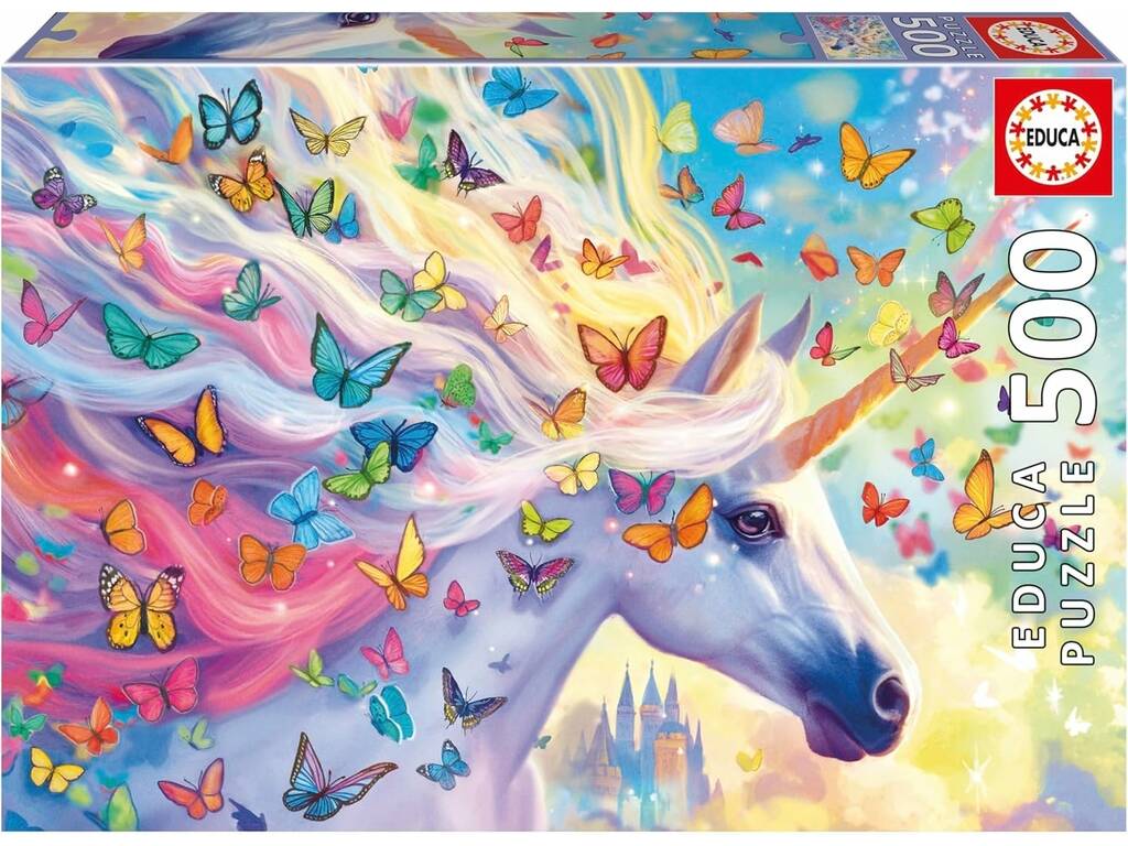 Puzzle 500 Licorne Arc-en-ciel Puzzle