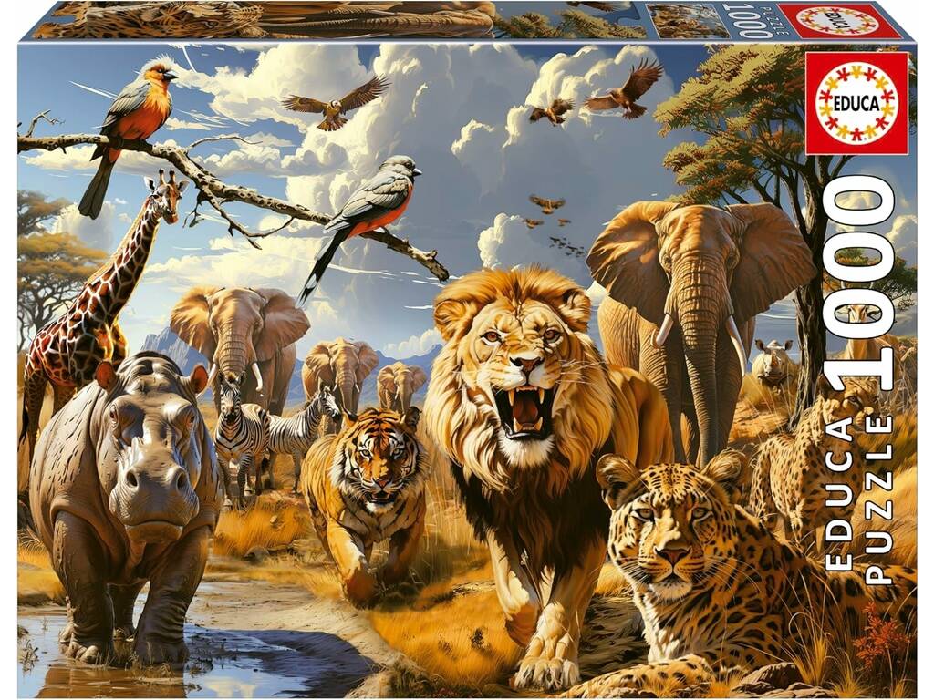 Puzzle 1000 Animales Salvajes
