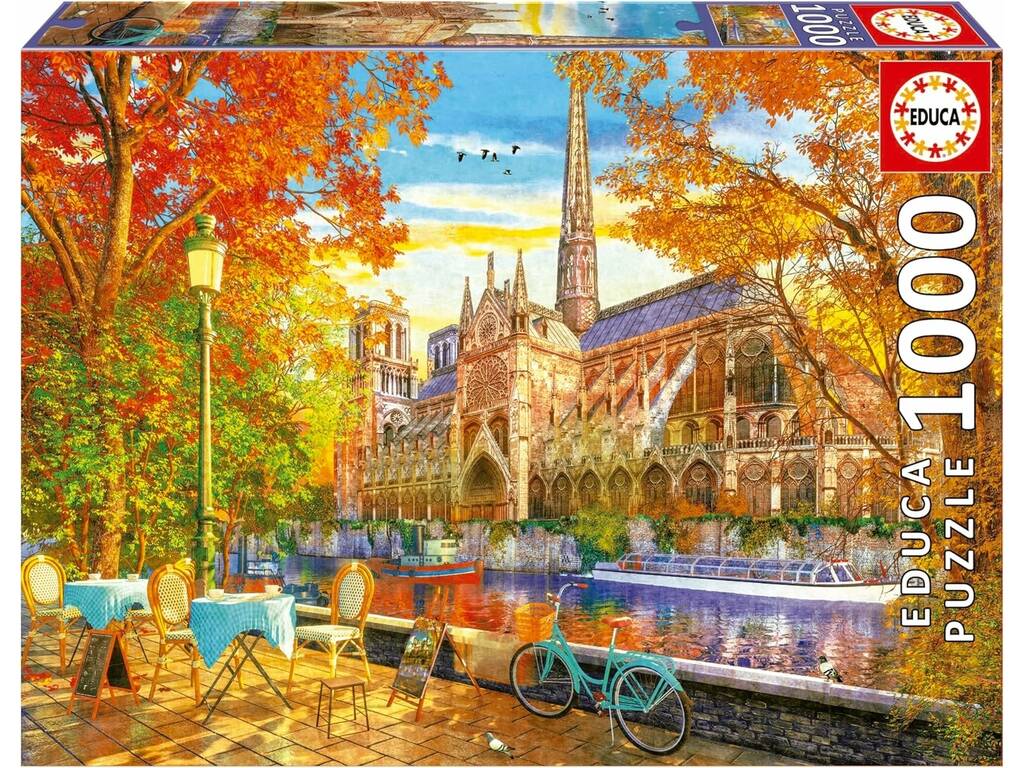 Puzzle 1000 L'automne à Notre Dame