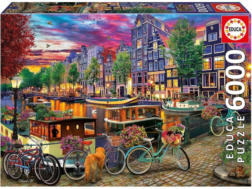Puzzle 6000 bicyclettes à Amsterdam