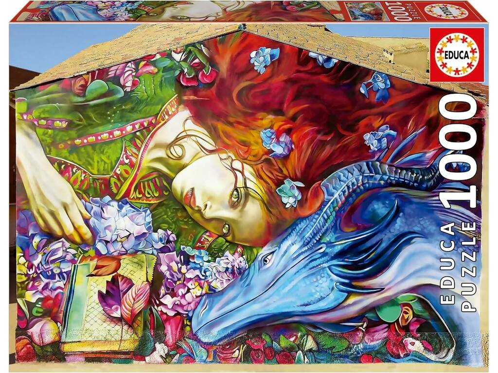 Puzzle 1000 Urban Art Sant Jordi, Lily Brick
