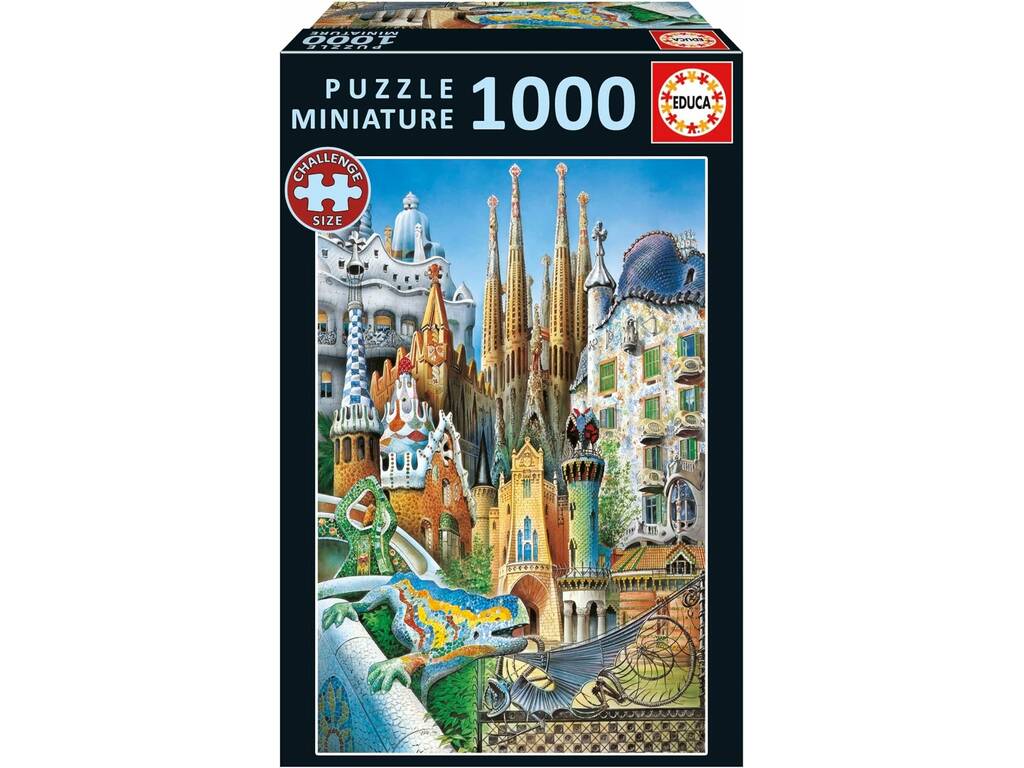 Puzzle 1000 Collage miniature Gaudí