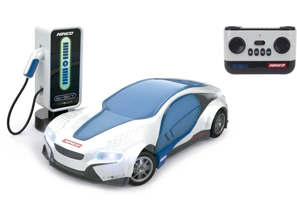 Véhicule Ev-Sky radiocommandé Ninco Racers avec point de recharge