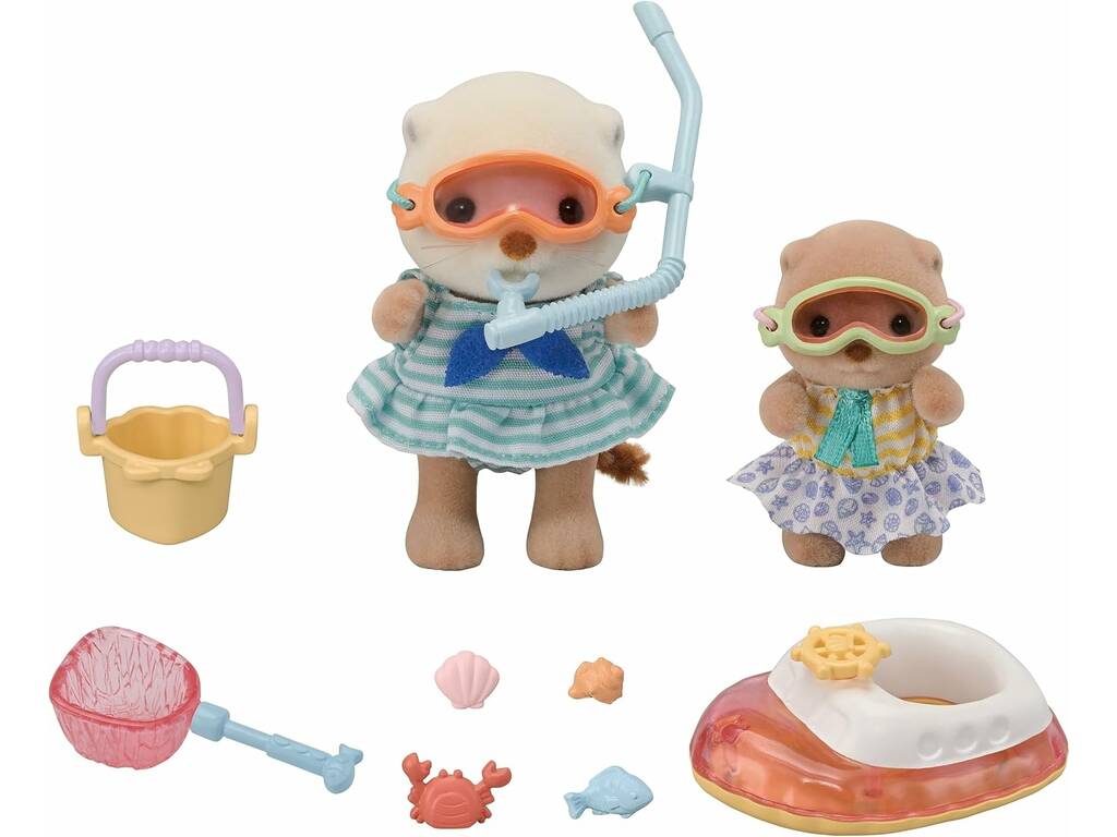 Sylvanian Families Set de sœurs loutres de mer