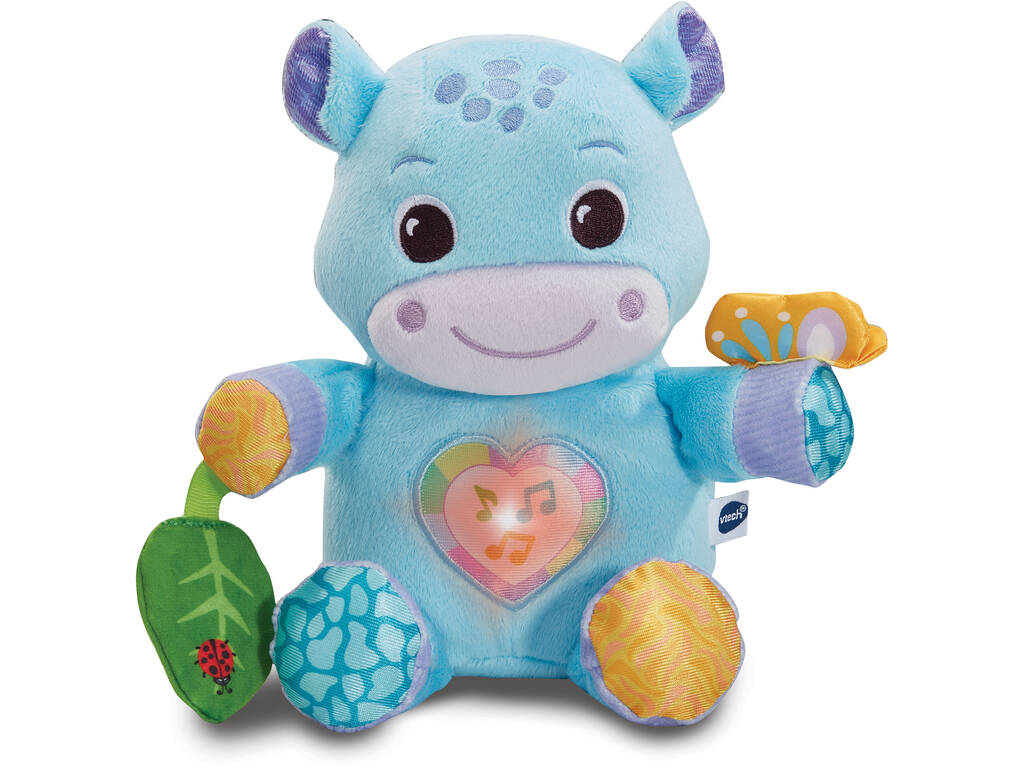 Jouet doux sensoriel Vtech Baby Cuddly Federhipo