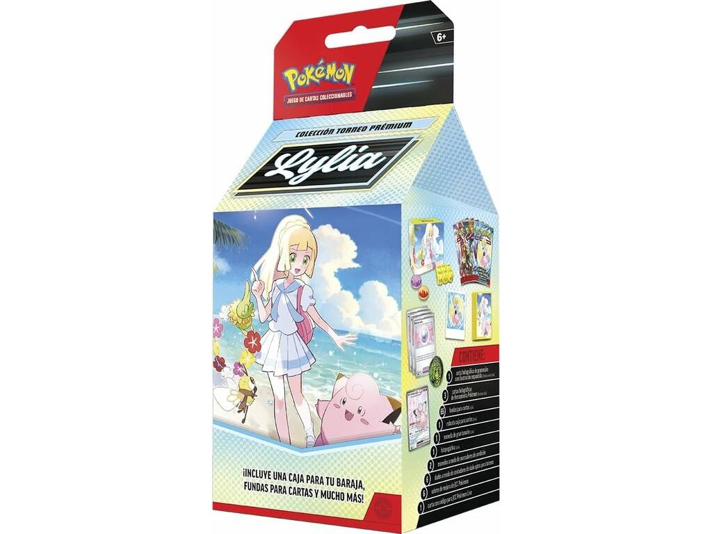 Pokémon TCG Pack Colección Torneo Prémium Lylia