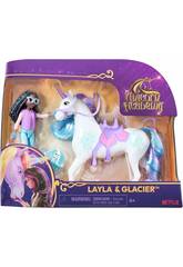 Academia Unicrnio Pack Boneca Layla e Unicrnio Glacier
