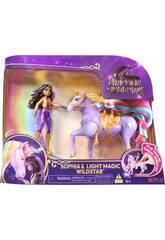 Academia Unicrnio Pack Boneca Sophia e Unicrnio Light Magic Wildstar