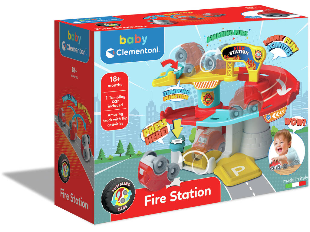 Baby Clementoni Caserne de pompiers avec véhicule