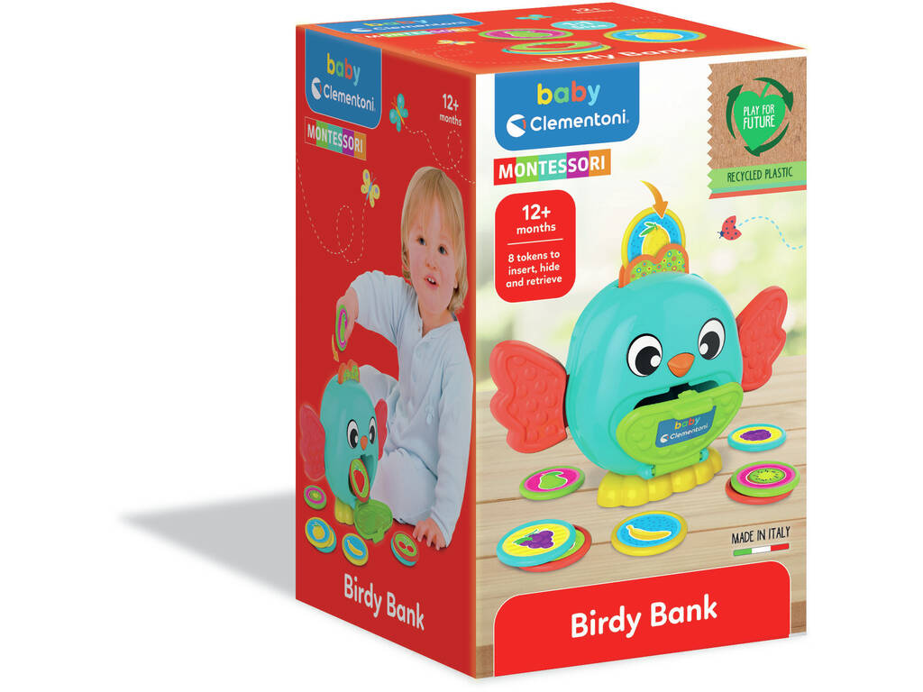 Baby Clementoni Montessori Tirelire Birdy Bank