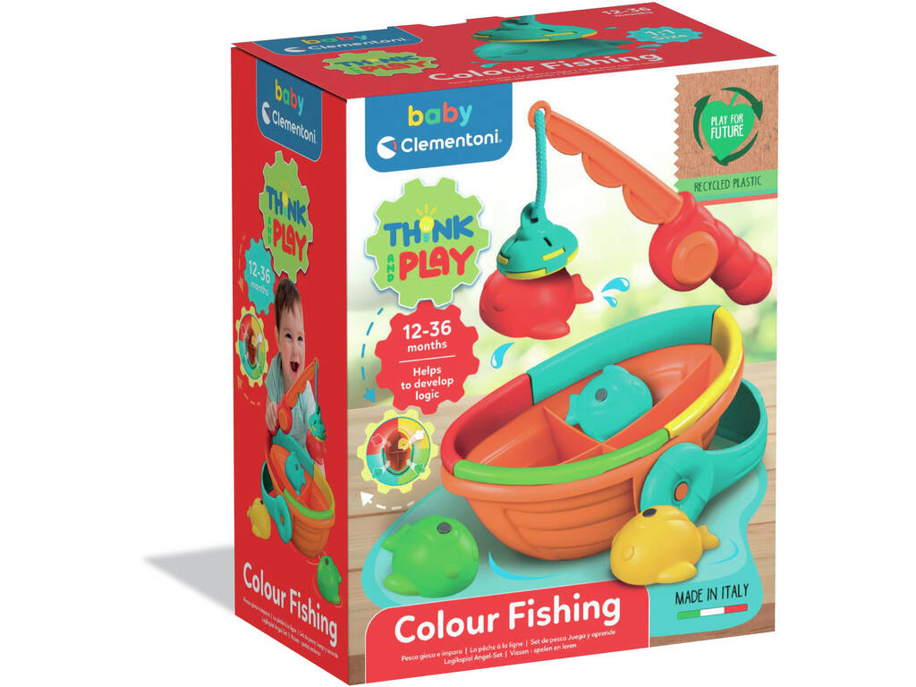 Baby Clementoni Set de pêche Jouer et apprendre