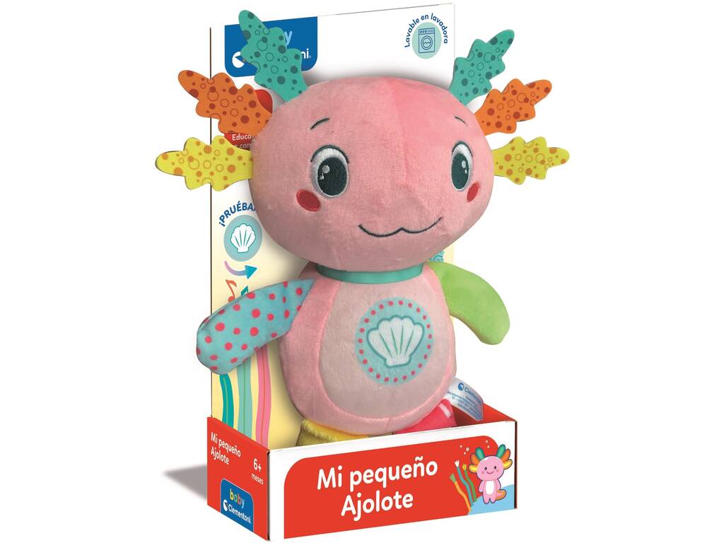 Baby Clementoni Peluche Mon petit ajolote