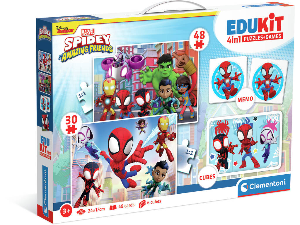 Kit éducatif 4 en 1 Spidey