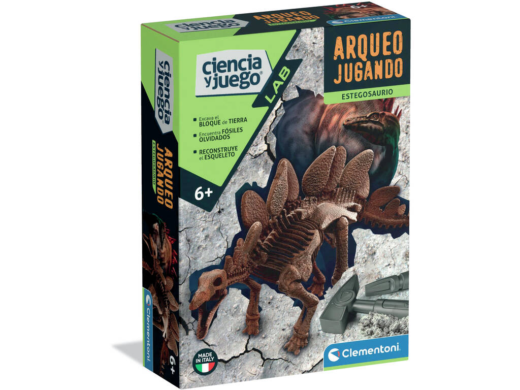 Science et jeu Archéologie Jouer au stégosaure