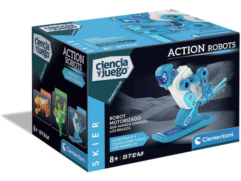 Science et jeu Robot skieur