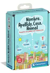 Nombre, Apellido, Cosa, Animal