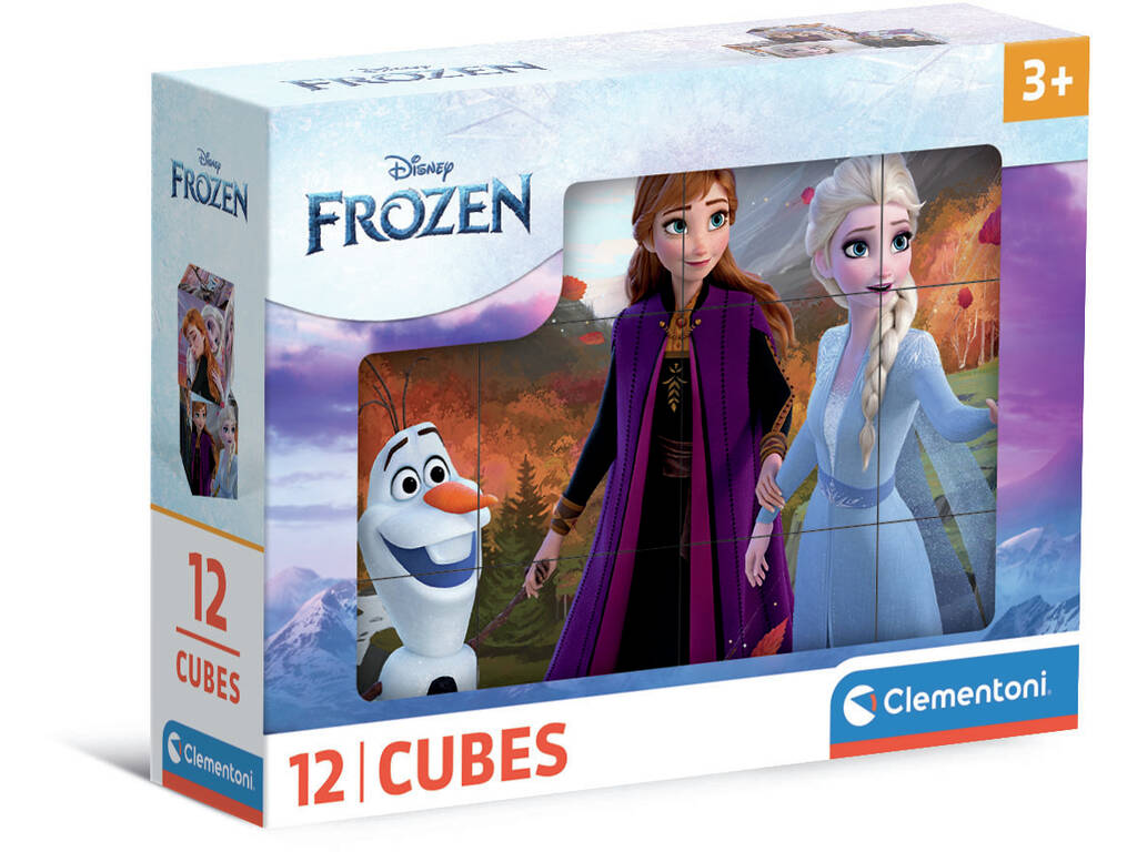 Puzzle 12 cubes Disney Frozen