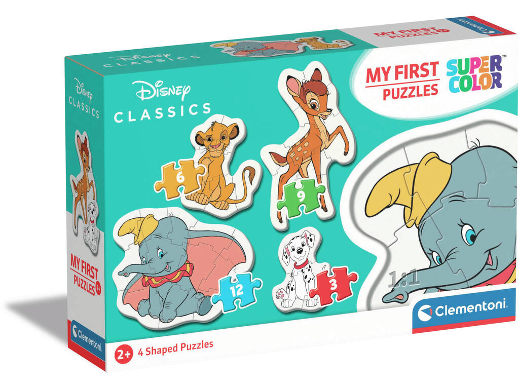 Puzzle Supercolor My First Puzzle 3-6-9-12 Disney Classics