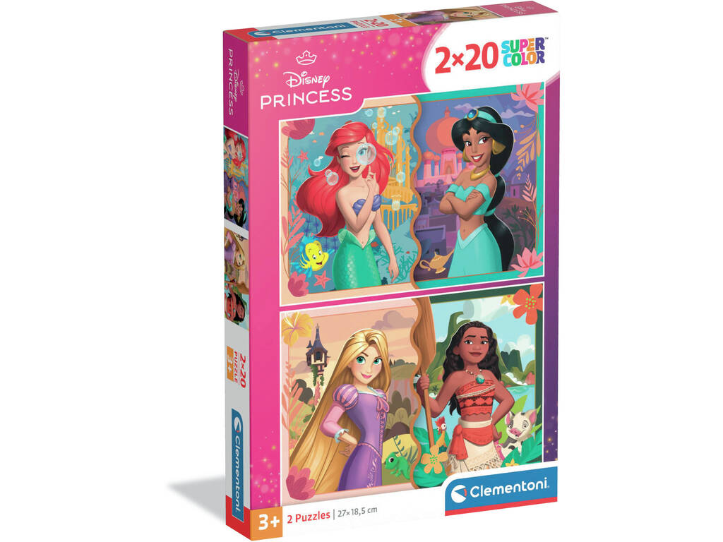 Puzzle 2X20 Princesses Disney