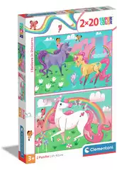 Puzzle Supercolor 2x20 I Belive In Unicorns