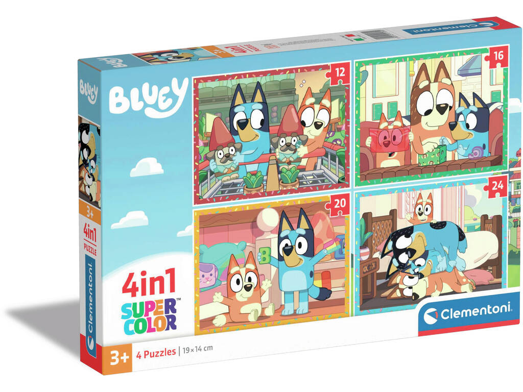 Puzzle Bluey 4 en 1