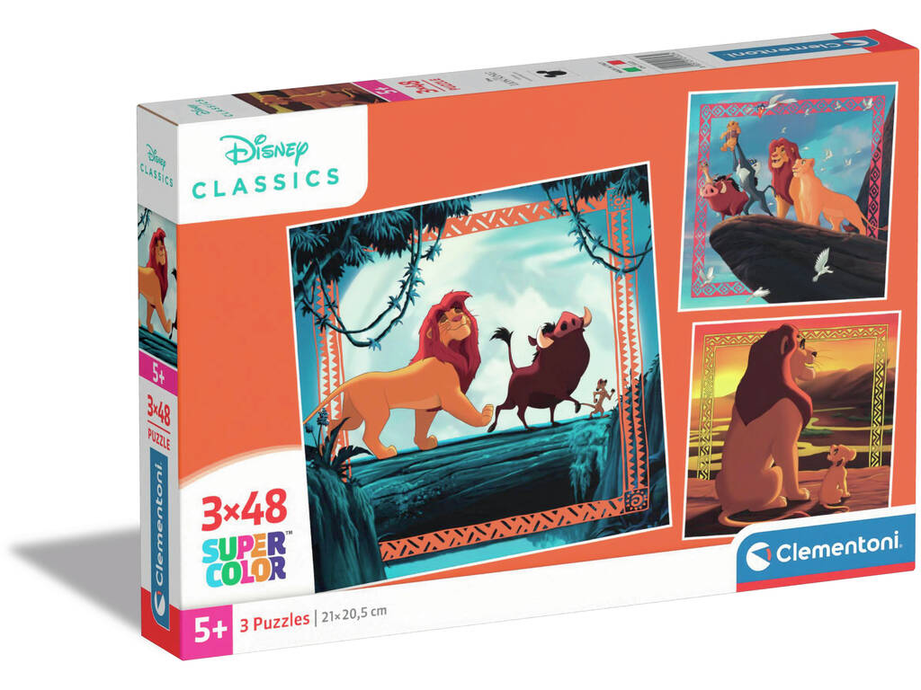 Casse-tête Supercolor 3x48 Le Roi Lion