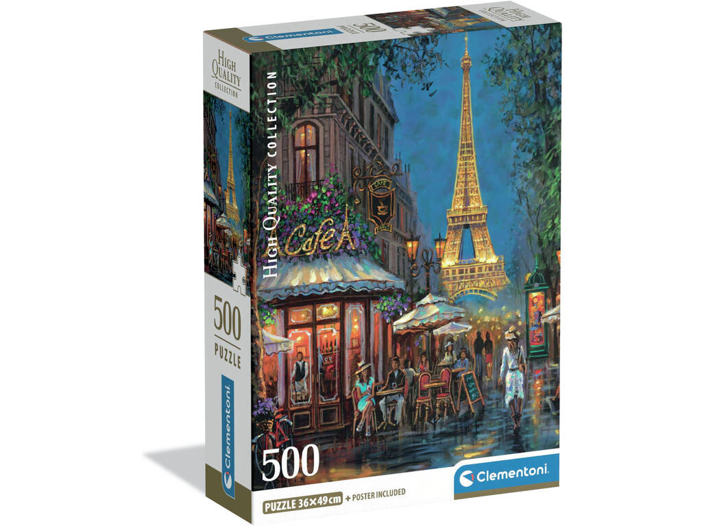 Puzzle 500 Nuit au Café Eiffel