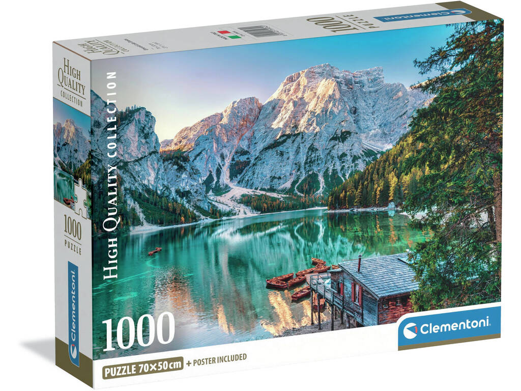 Puzzle 1000 Emerald Lake Braies