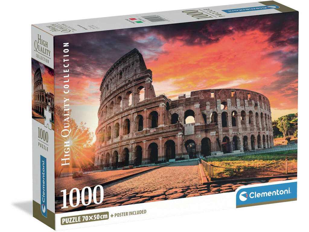 Puzzle 1000 Coucher de soleil romain