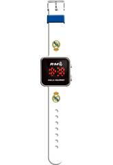 Real Madrid Orologio LED Bianco
