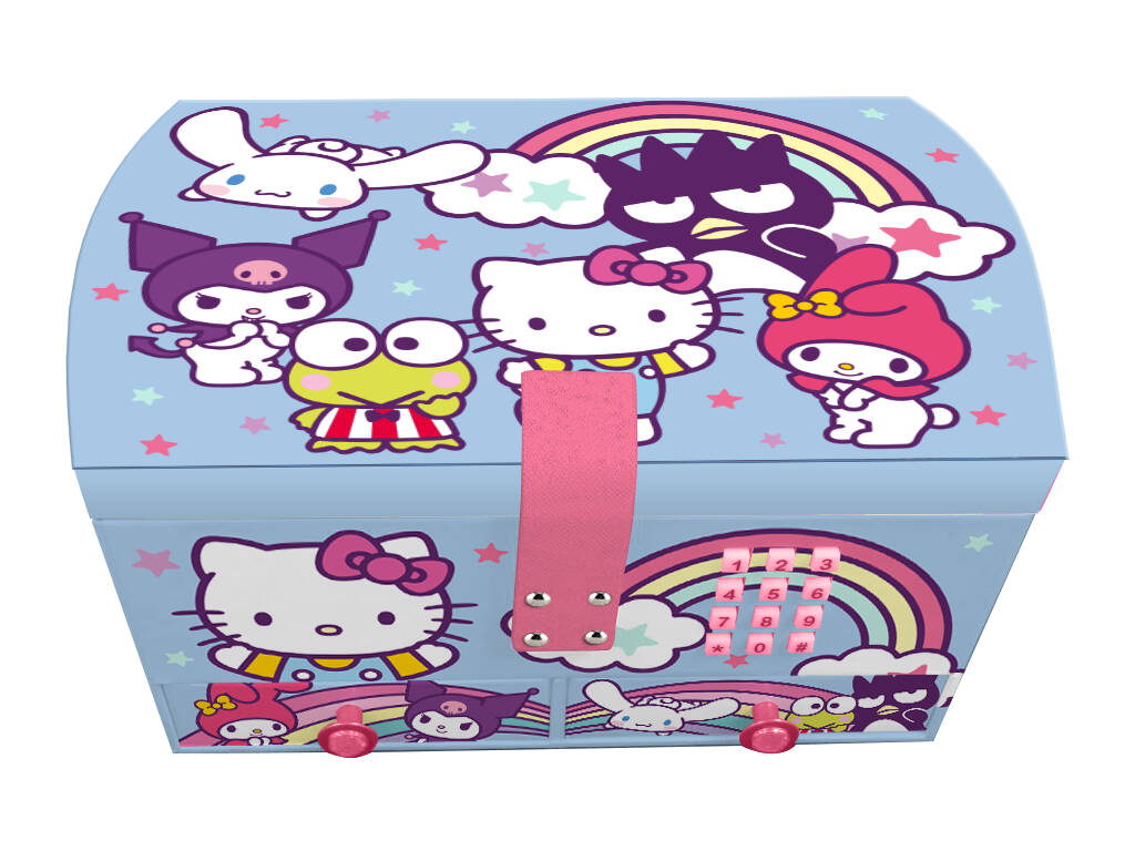 Boîte à bijoux secrète Hello Kitty et ses amis avec musique