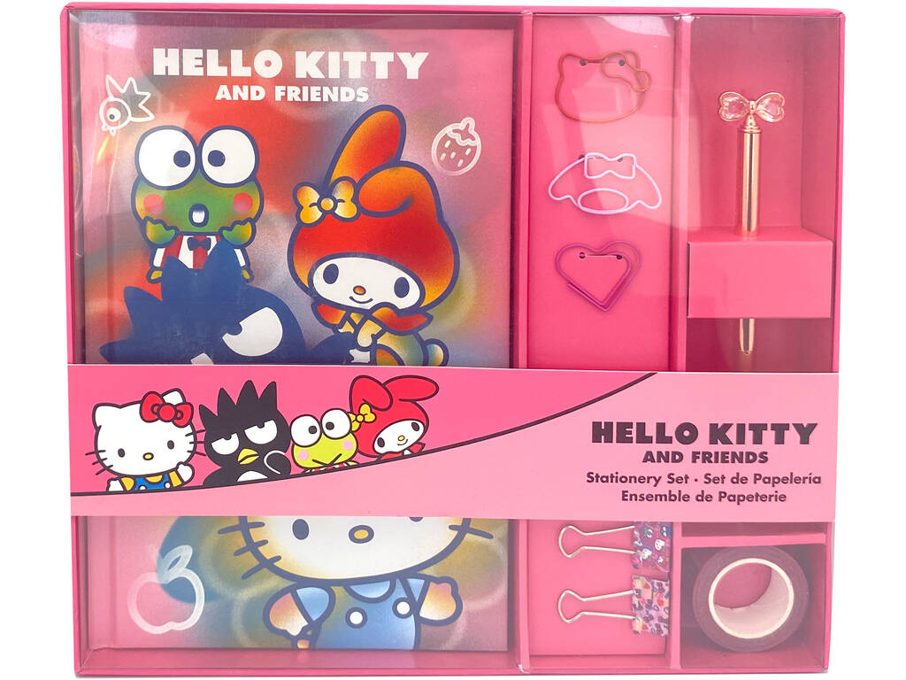 Hello Kitty And Friends Conjunto de Papelaria
