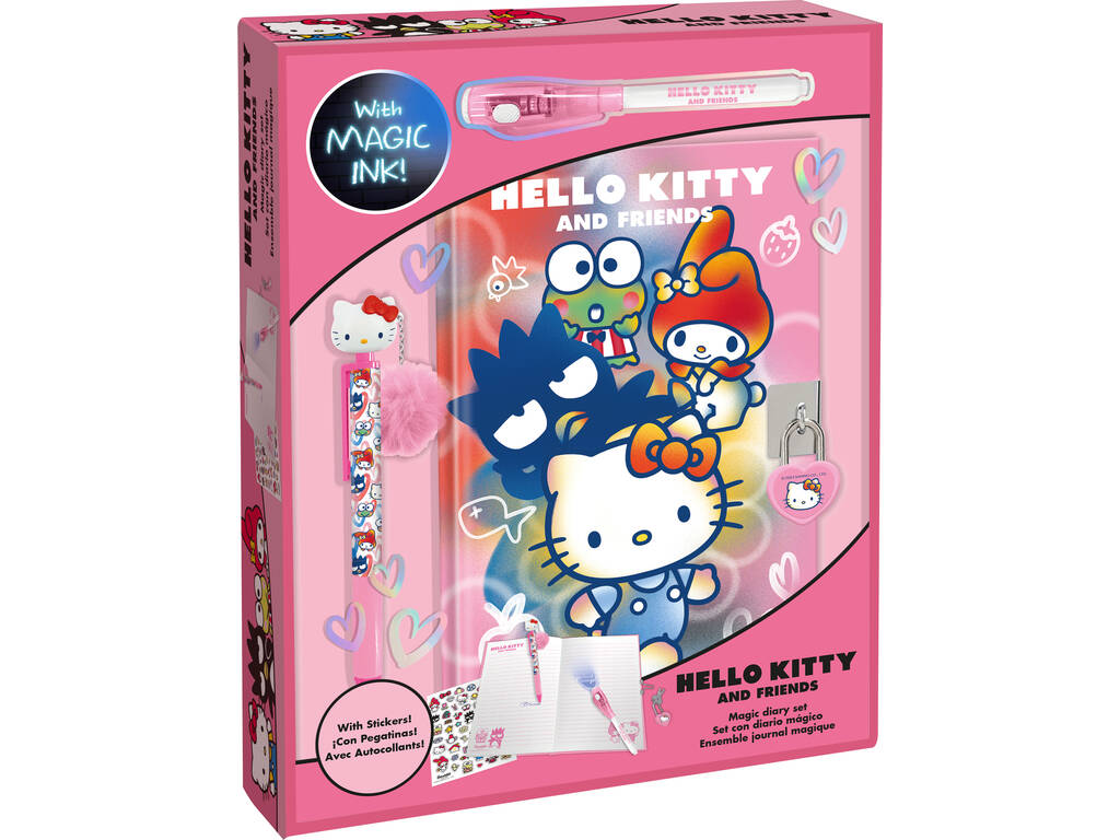 Hello Kitty and Friends Set avec journal magique