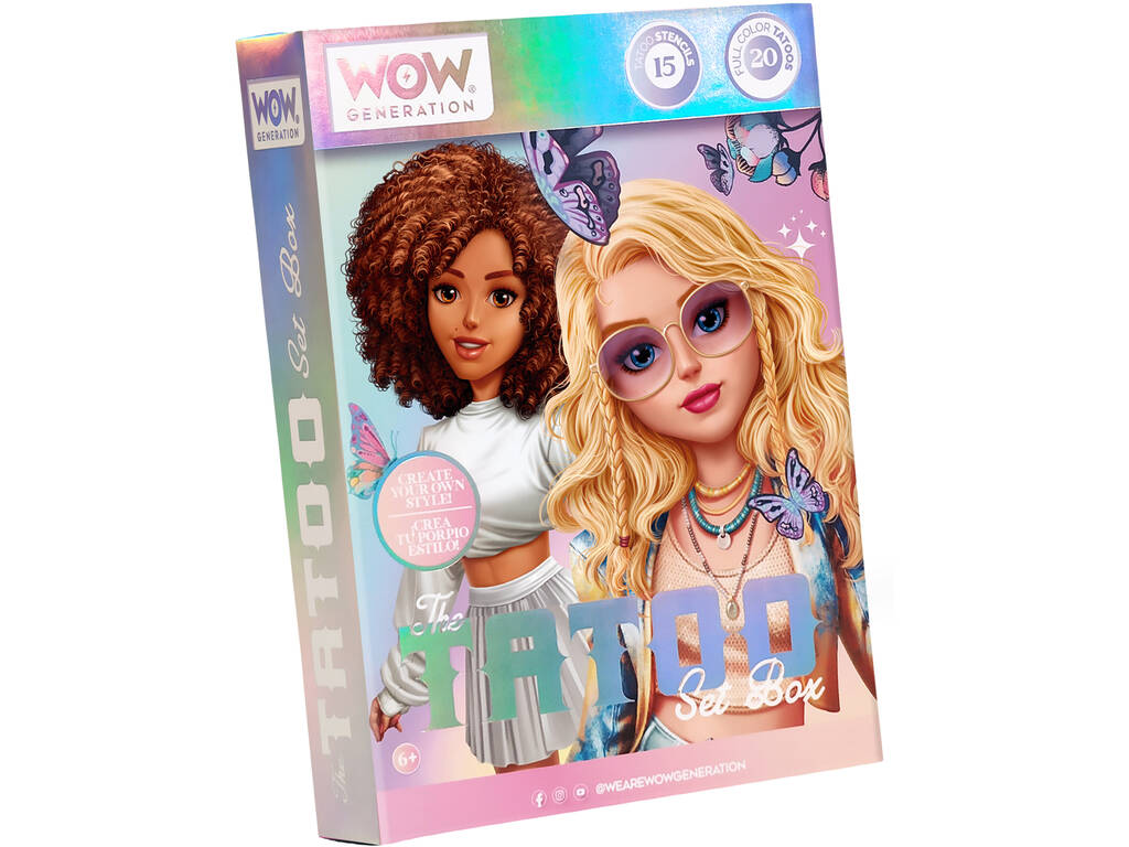 WOW Generation Set de stylos à paillettes pour tatouage