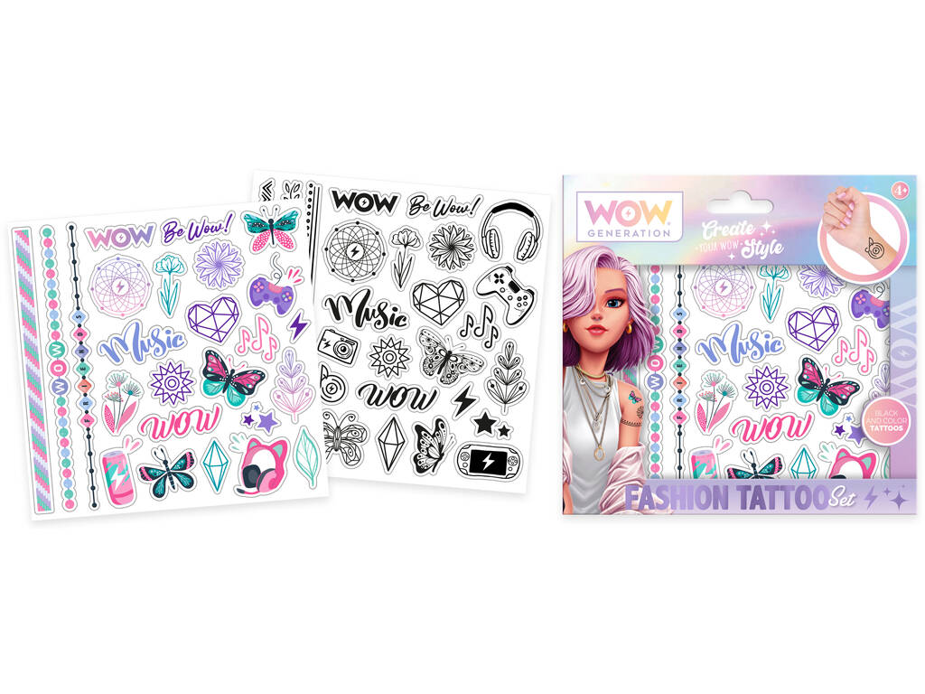 WOW Generation Set de Tatuajes de Moda