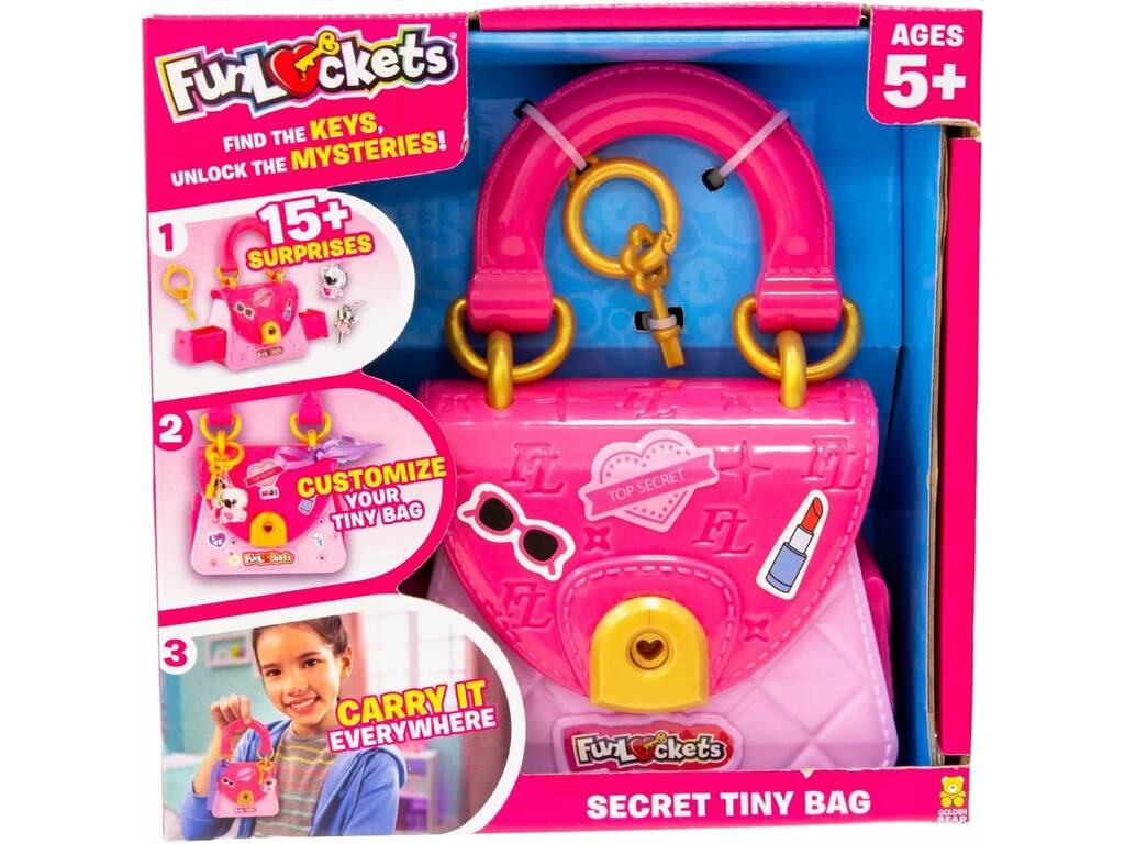 FunLockets Mini porte-monnaie secret avec surprises
