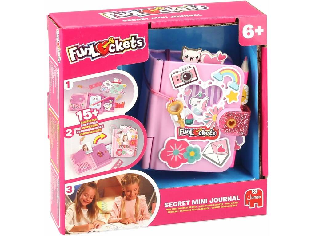 FunLockets Mini Diário Secreto com Surpresas