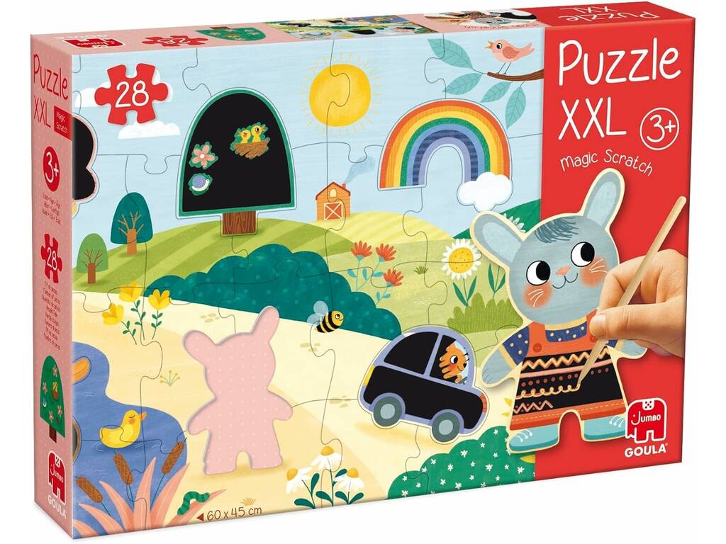 Casse-tête à gratter XXL 28 pièces