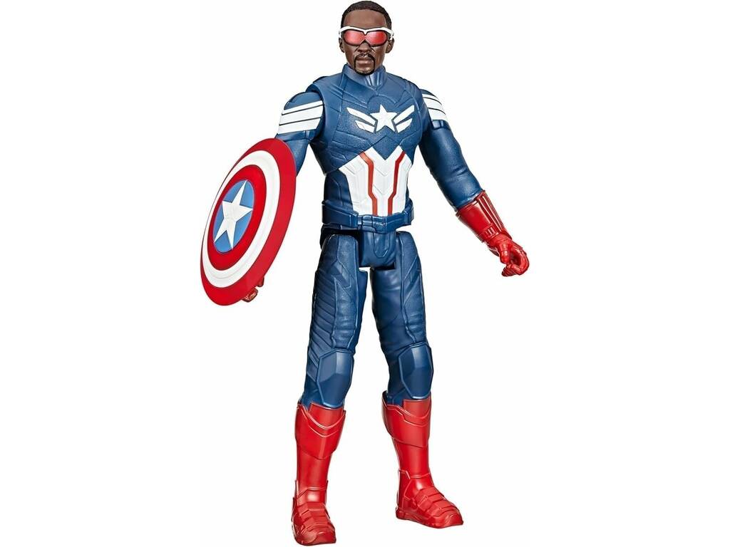 Capitán América Brave New World Figura Titan Hero Series Capitán América