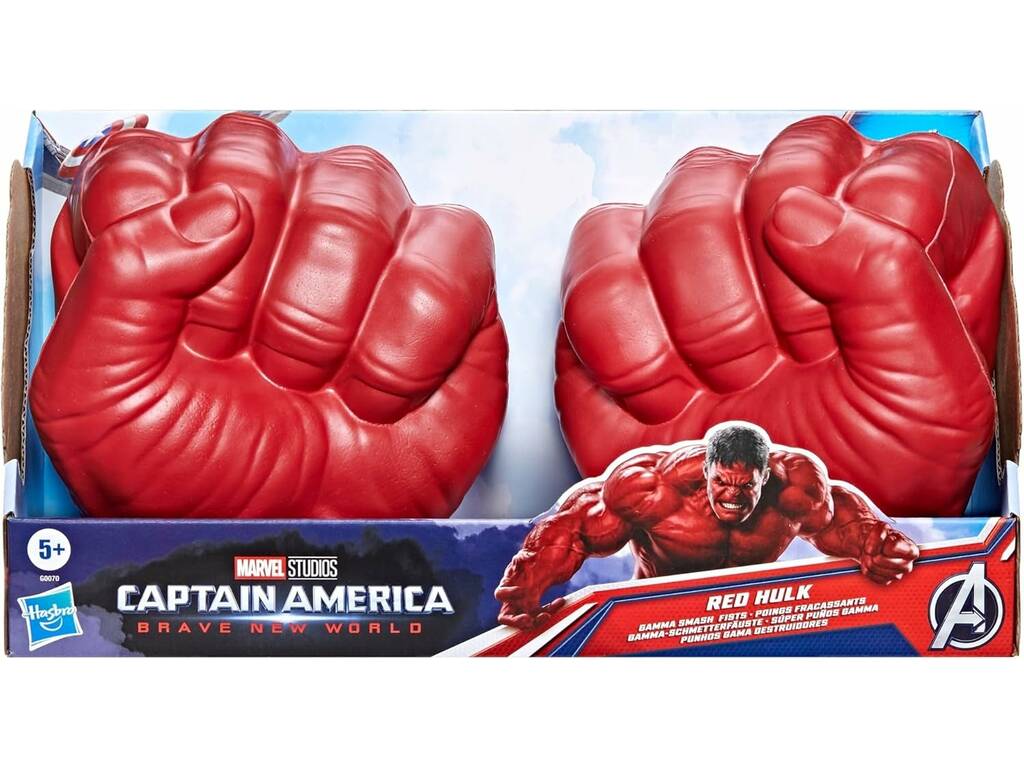 Captain America Brave New World Red Hulk Super Gamma Fists