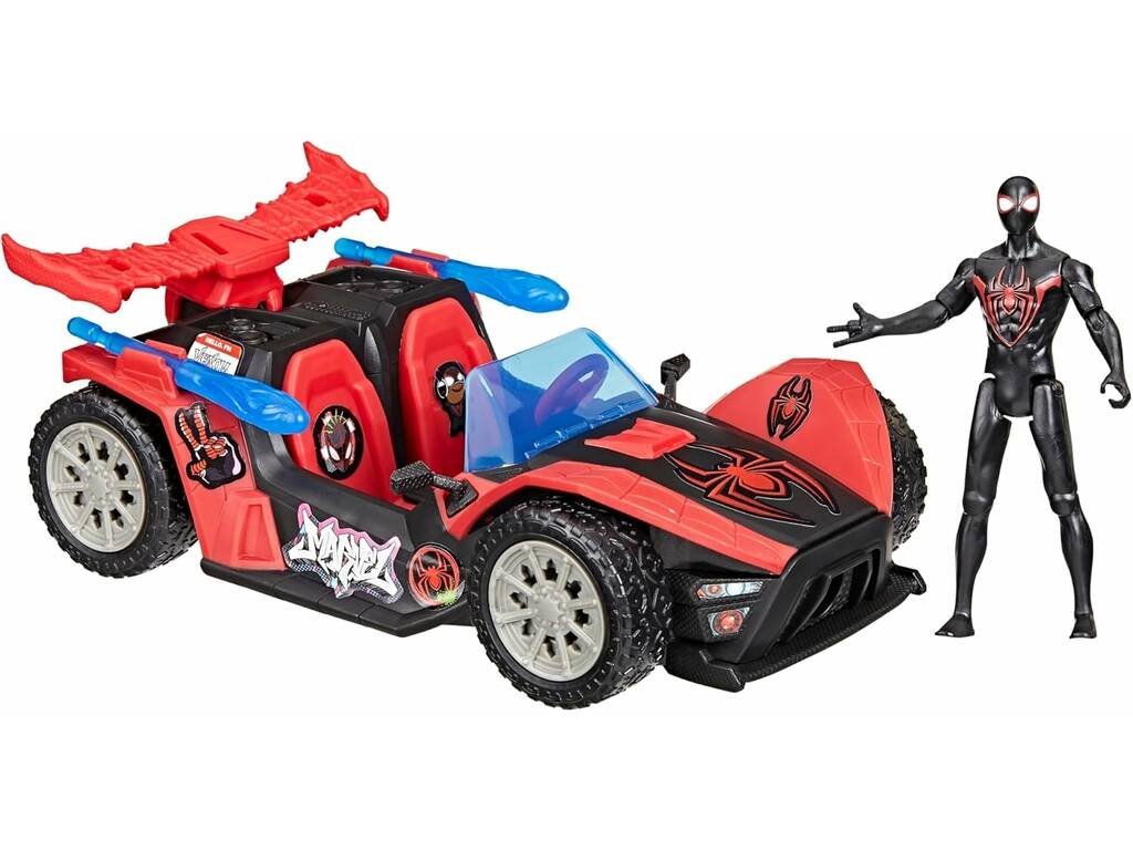Marvel Spider-Man VenomVersus Gunship Launcher avec figurine Miles Morales