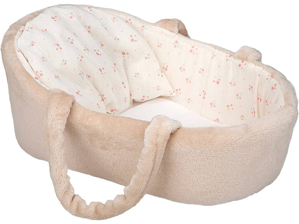 Canastilla Beige para Muñecas de 40-45 Cm