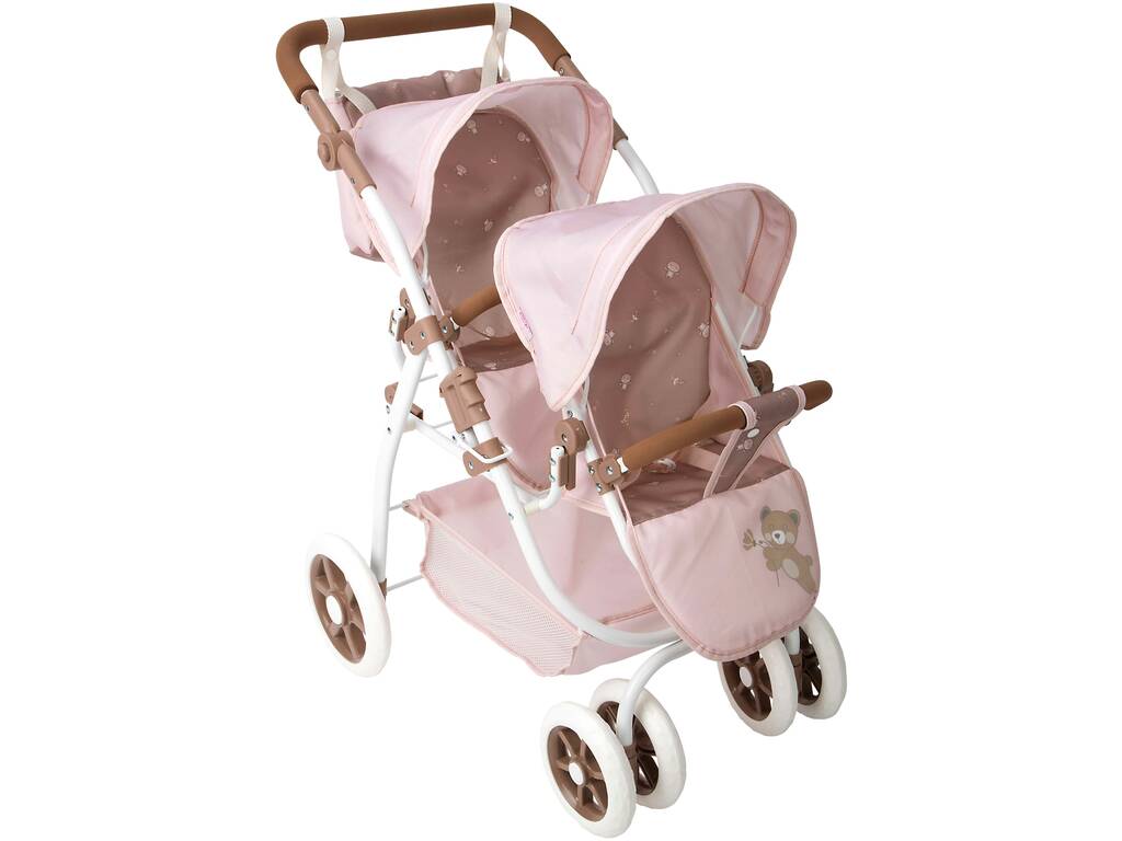 Poussette pour poupées Bear avec sac à main