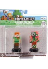 Minecraft 2 paquets de figurines estampilles