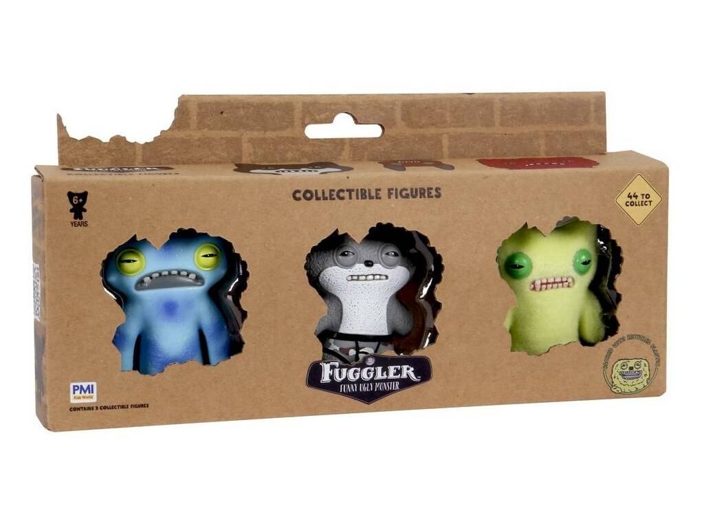 Fuggler Pack 3 Figuras Coleccionables de 7 cm