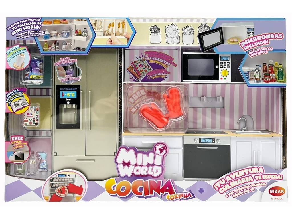 Mini cuisine mondiale avec accessoires