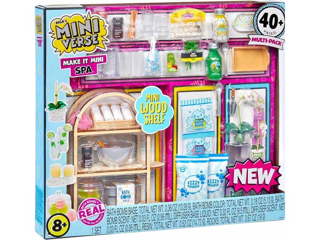 MiniVerse Pack Make It Mini Spa avec plus de 40 pièces