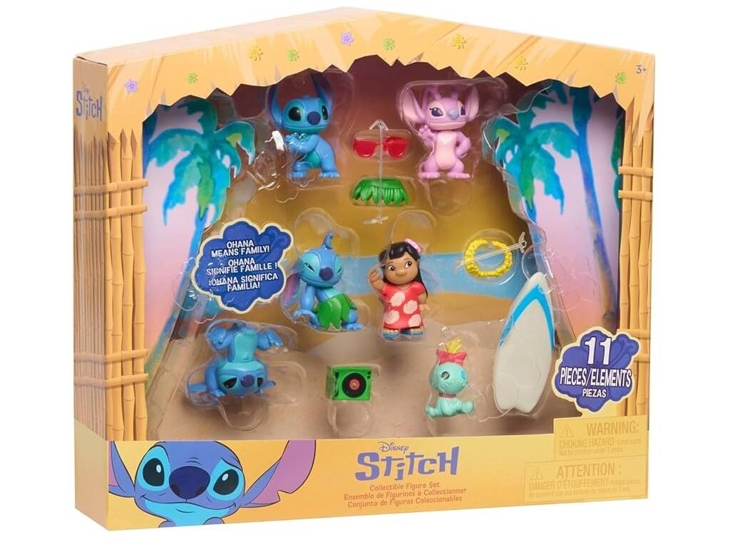 Disney Stitch - Ensemble de figurines à collectionner 11 pièces