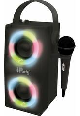 IParty Altoparlante Luminoso Bluetooth con Microfono