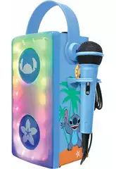 Disney Stitch Altavoz Luminoso Bluetooth con Micrófono